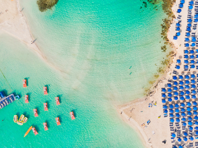 NEPOUZ, Cyprus, Ayia Napa, pláž, more, dovolenka