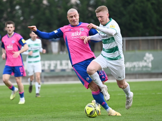 SR futbal Slovnaft Cup odveta semifinále Skalica Slovan TTX