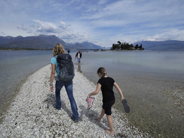 Taliansko, Lago di Garda, Gardské jazero, sucho