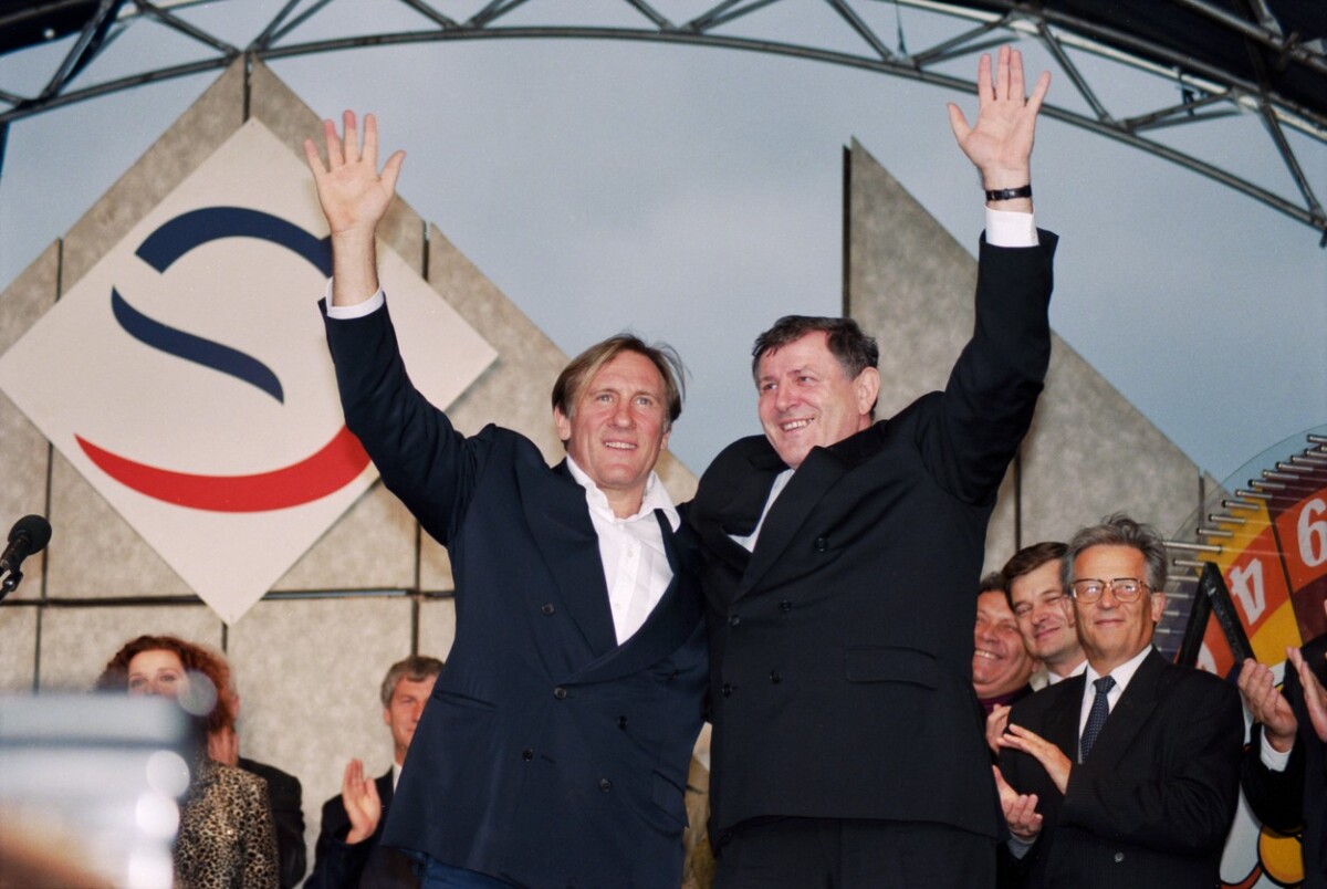 Gérard Depardieu, Vladimír Mečiar, predvolebná kampaň