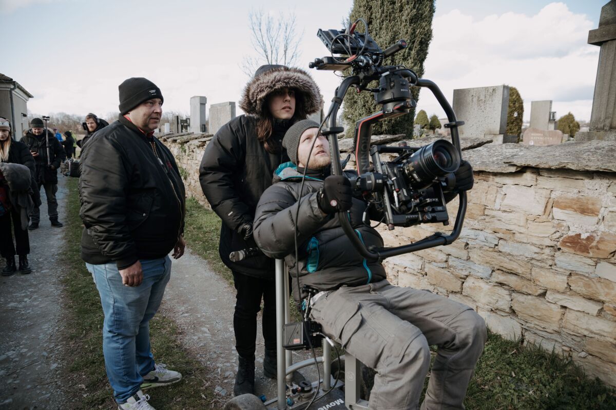 Zábery z nakrúcania filmu v Prahe