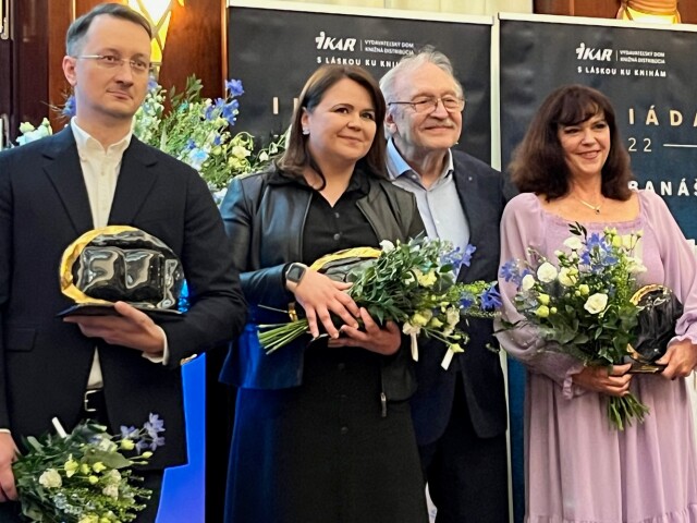 Ikariáda 2022: Jozef Karika, Zuzana Čižmáriková, Ivona Ďuričová, František Kovár.