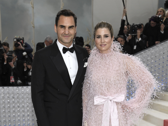 Roger Federer a jeho manželka Mirka Federer