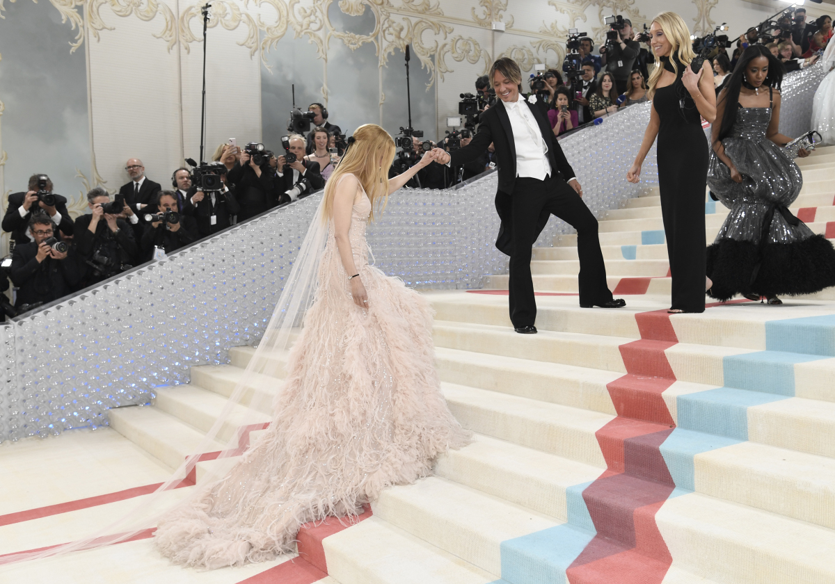 Herečka Nicole Kidman a jej manžel Keith Urban na podujatí MET Gala 2023.