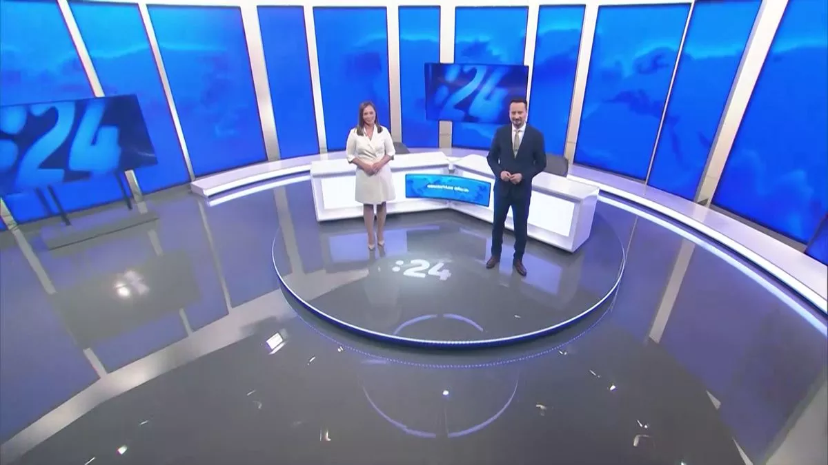 Nové spravodajské štúdio RTVS :24.