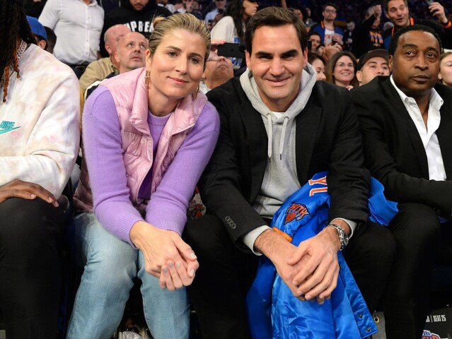 Roger Federer s manželkou Mirkou