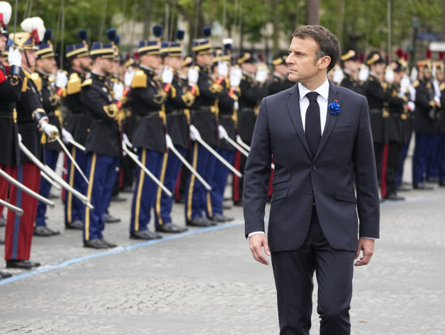 Francúzsko Macron spomienka Deň víťazstva nad fašizmom