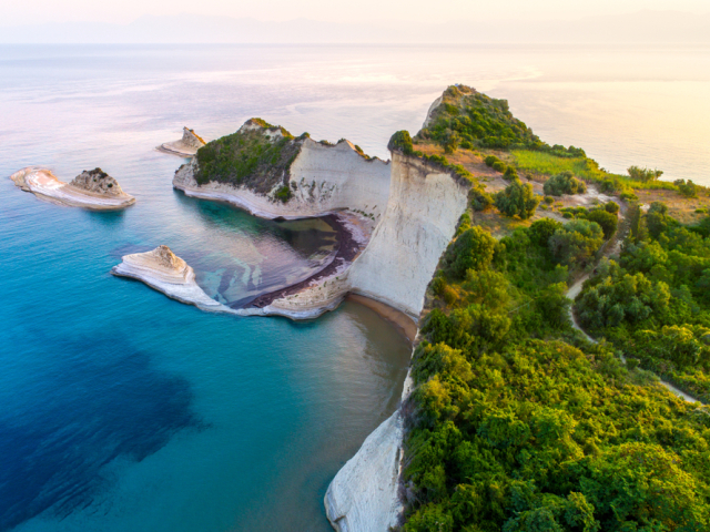 NEPOUZ, Cape, mys Drastis, Korfu, Grécko
