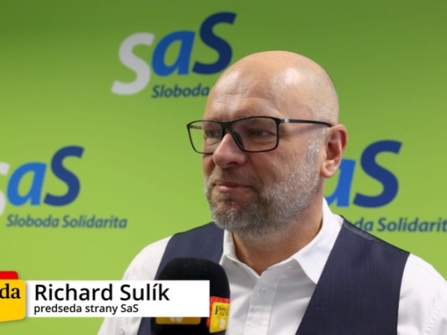 Predseda SaS Richard Sulík