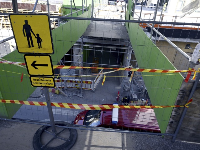 Fímsko Espoo most zrútenie zranení deti
