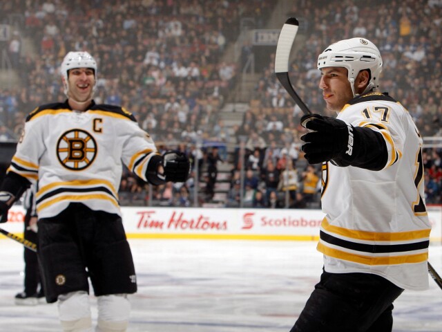 Milan Lucic, Zdeno Chára
