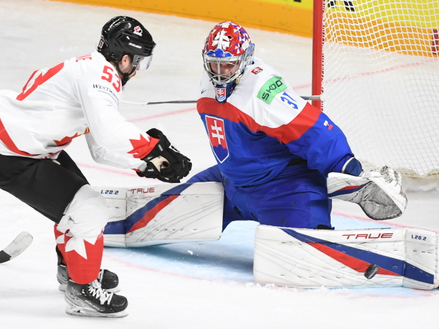 Lotyšsko MS2023 Hokej B Slovensko Kanada