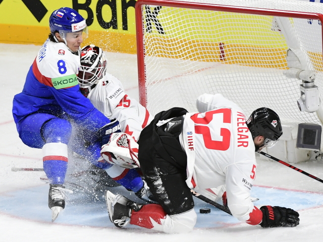 Lotyšsko MS2023 Hokej B Slovensko Kanada