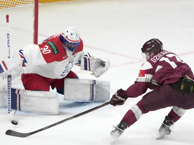 Lotyšsko Riga šport hokej MS2023 A ČR