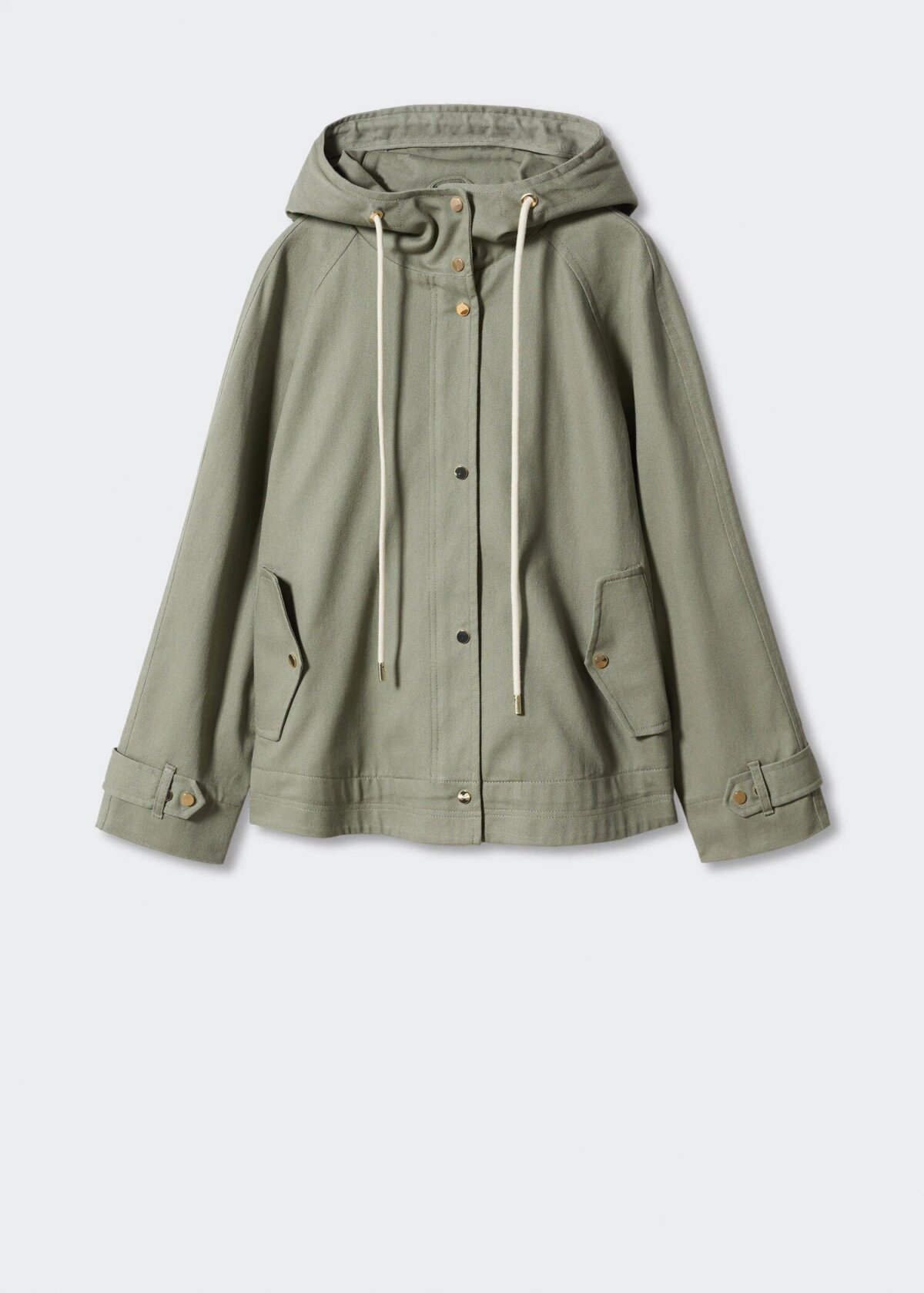 Bavlnnená parka s kapucňou Mango
