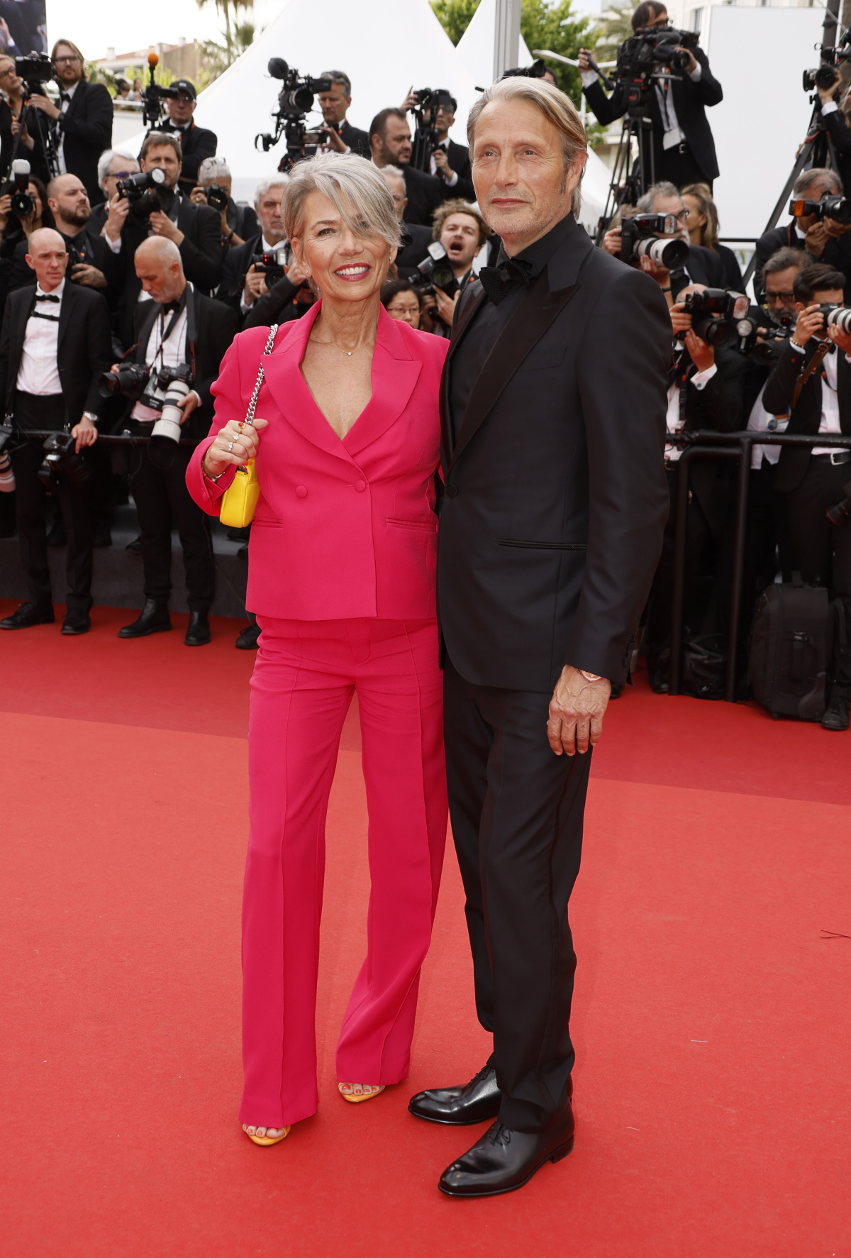 Herec Mads Mikkelsen a jeho manželka Hanne Jacobsen.
