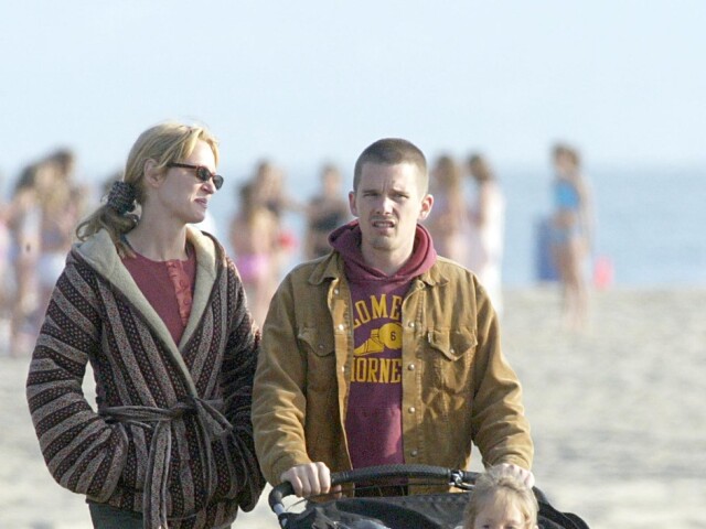 Ethan Hawke a herečka Uma Thurman