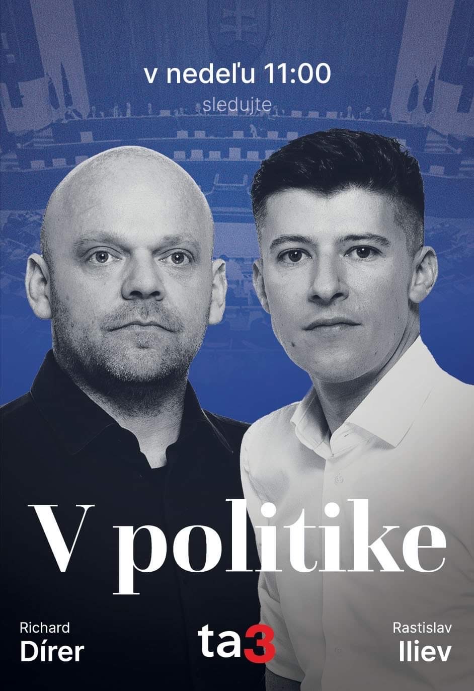 Nový vizuál relácie V politike.