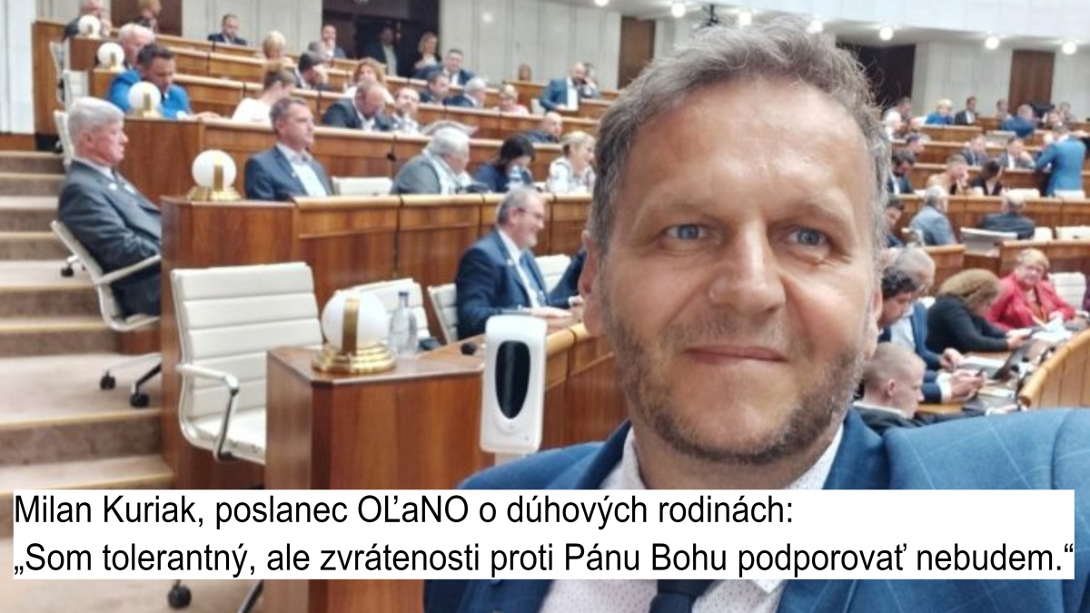Homofób roka 2023, Milan Kuriak