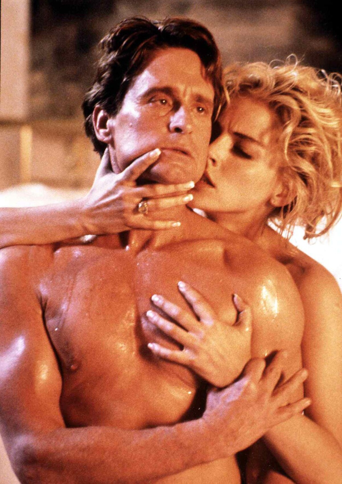 Michael Douglas a herečka Sharon Stone