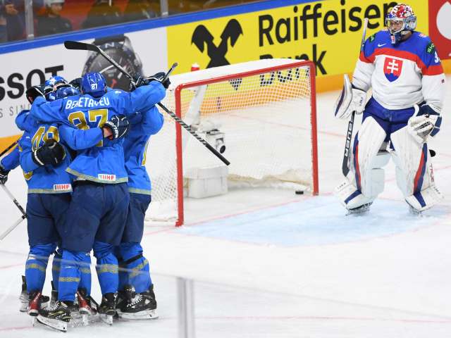 Lotyšsko MS2023 Hokej B Slovensko Kazachstan