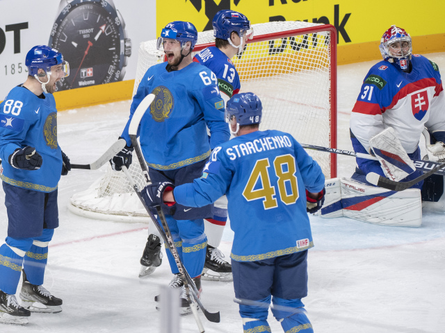 Lotyšsko MS2023 Hokej B Slovensko Kazachstan