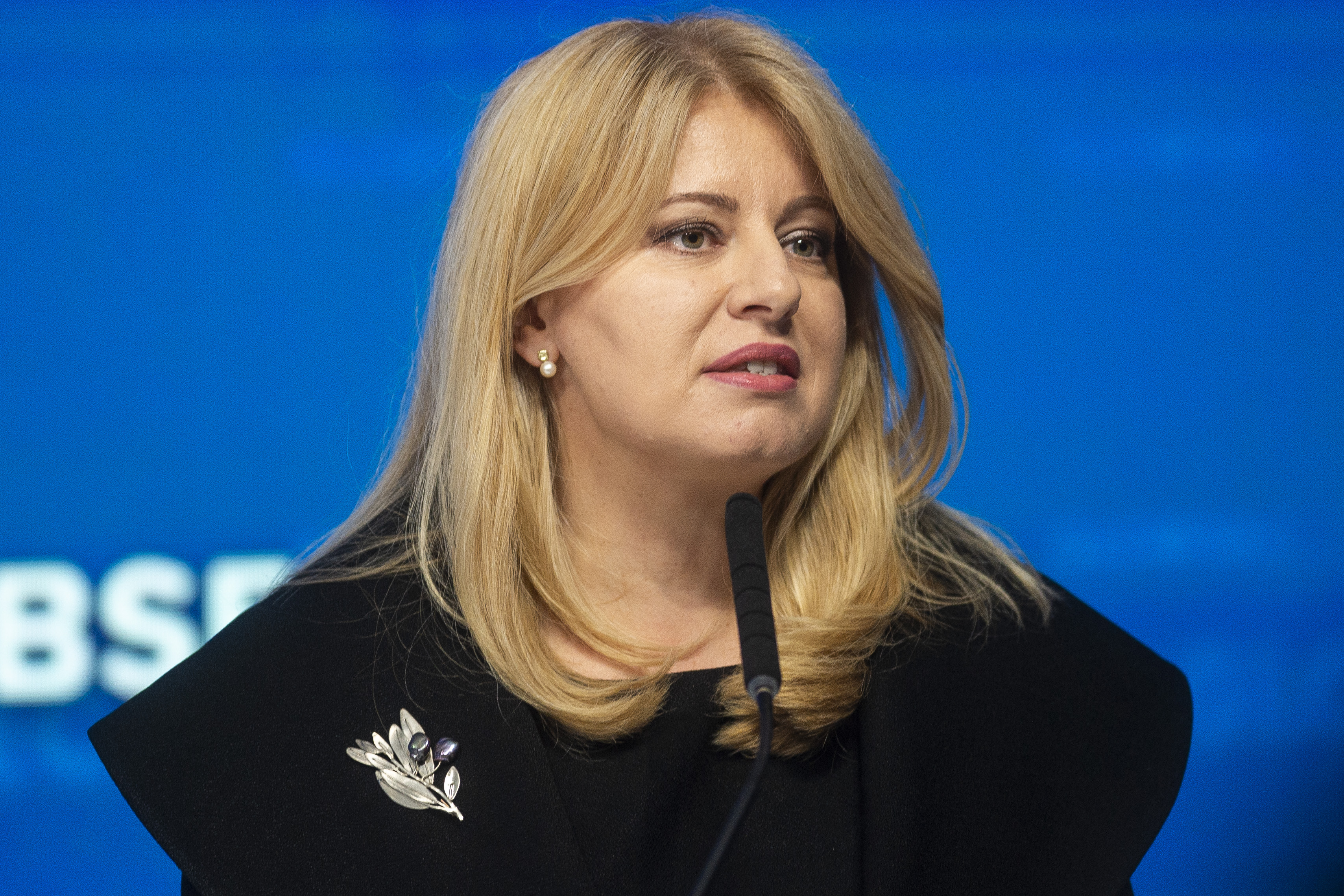 Prezidentka Zuzana Čaputová počas príhovoru na otvorení konferencie Globsec Bratislava Forum 2023 v Bratislave 29. mája 2023.