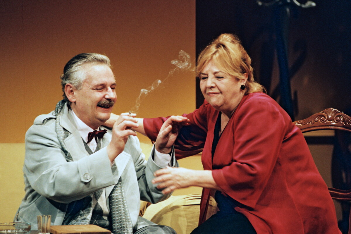 Eva Krížiková v divadle