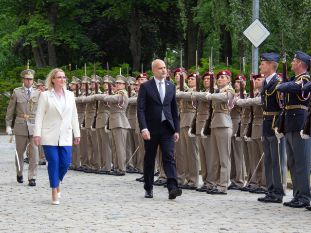 ČR Praha SR MO Sklenár Černochová Stretnutie