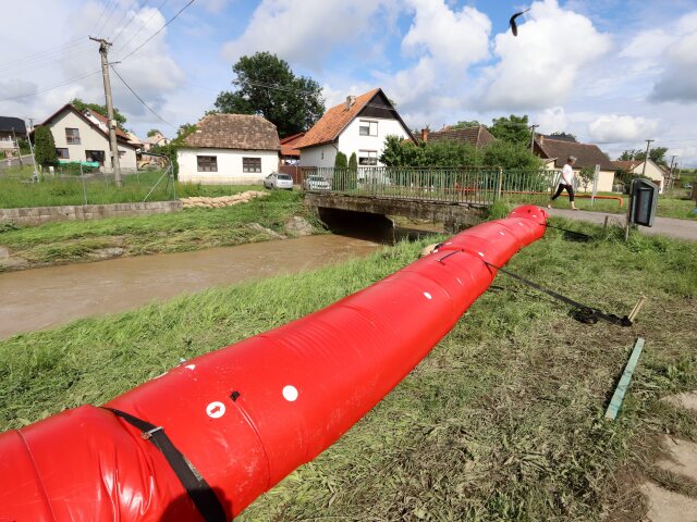 Sebechleby, povodeň, záplavy