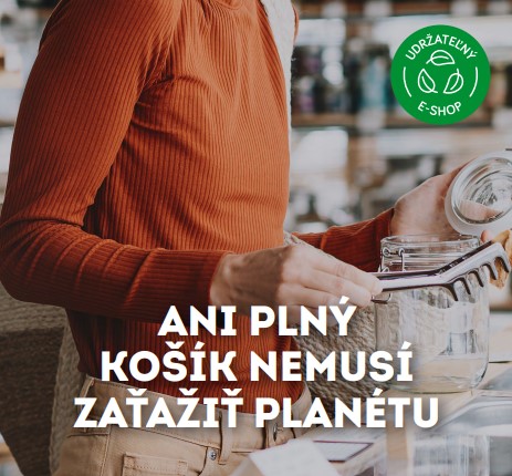 Projekt „Udržateľný e-shop“ chce podporiť a motivovať e-shopy, ktoré sa snažia o udržateľnú prevádzku a myslia na environmentálne a spoločenské dopady svojho podnikania.