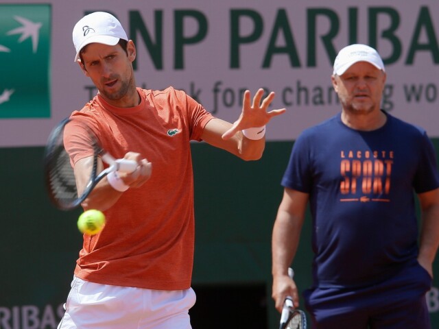 Novak Djokovič a  Marián Vajda