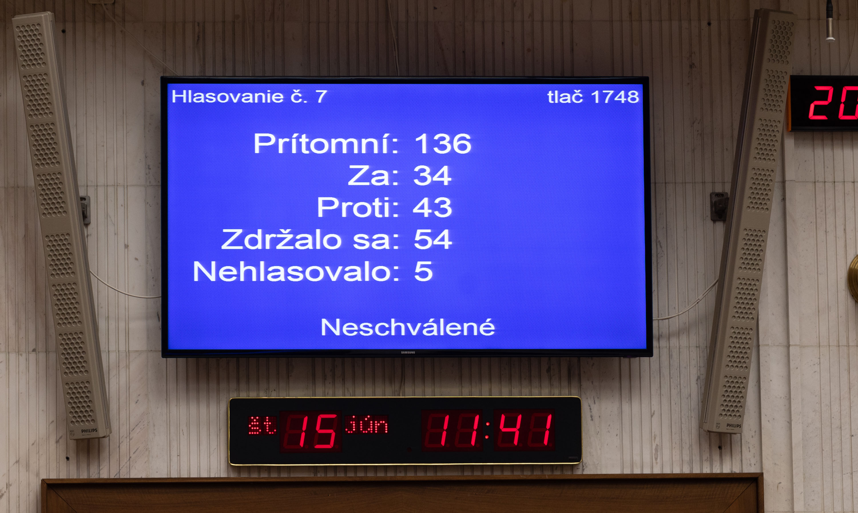 Ódorov program ani vláda nezískali podporu parlamentu