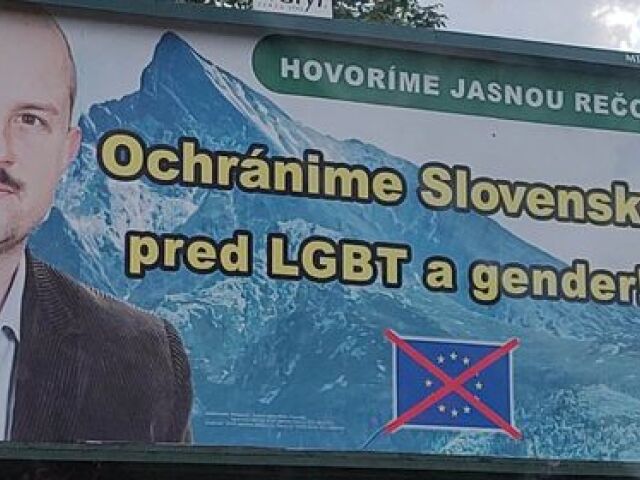 predvolebná kampaň, bilbord, marian Kotleba