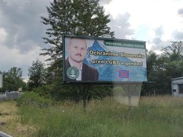 predvolebná kampaň, Marian Kotleba, bilbord