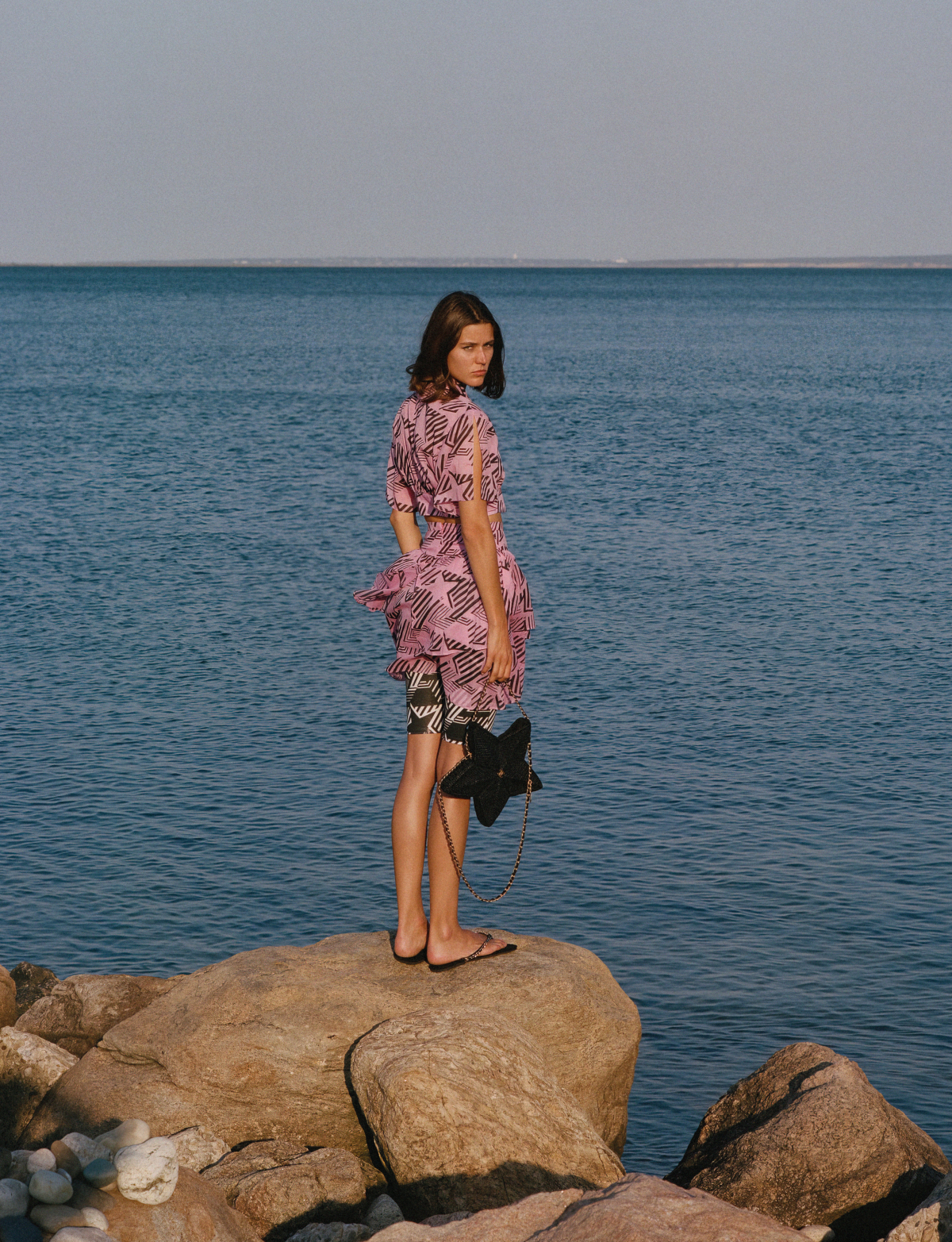 Vivienne Rohner na zábere z kampane COCO Beach od Chanel