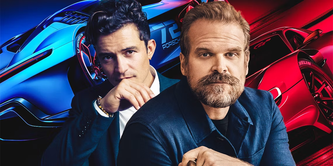 Orlando Bloom a David Harbour v akčnej dráme Gran Turismo.