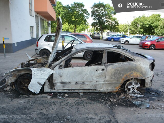 auto výbuch požiar