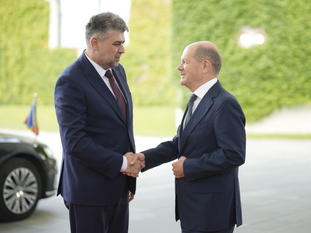 Olaf Scholz / Marcel Ciolacu /