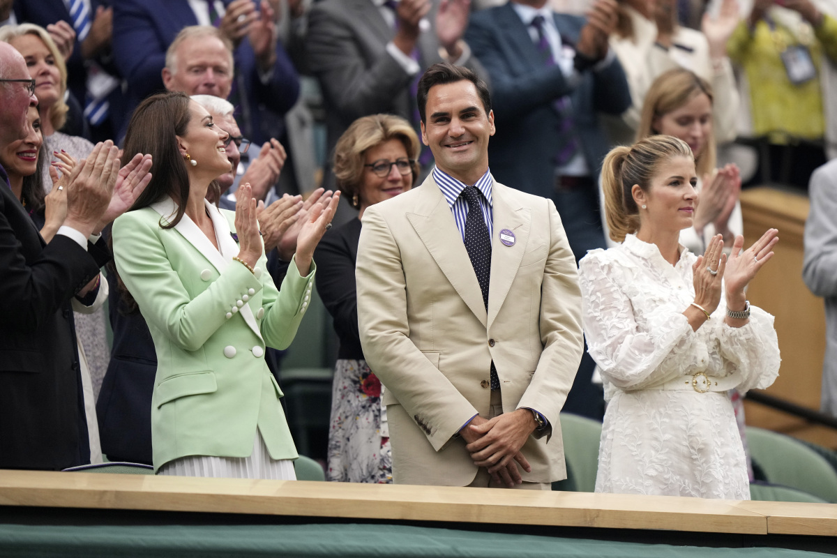 Kate, princezná z Walesu, Roger Federer, Mirka Federer