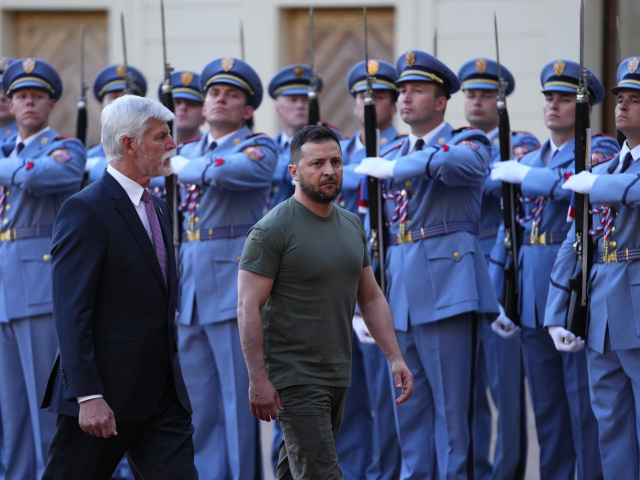 Volodymyr Zelenskyj, Petr Pavel, Praha