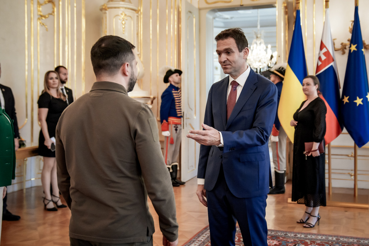 Ľudovít Ódor, Zuzana Čaputová, Volodymyr Zelenskyj