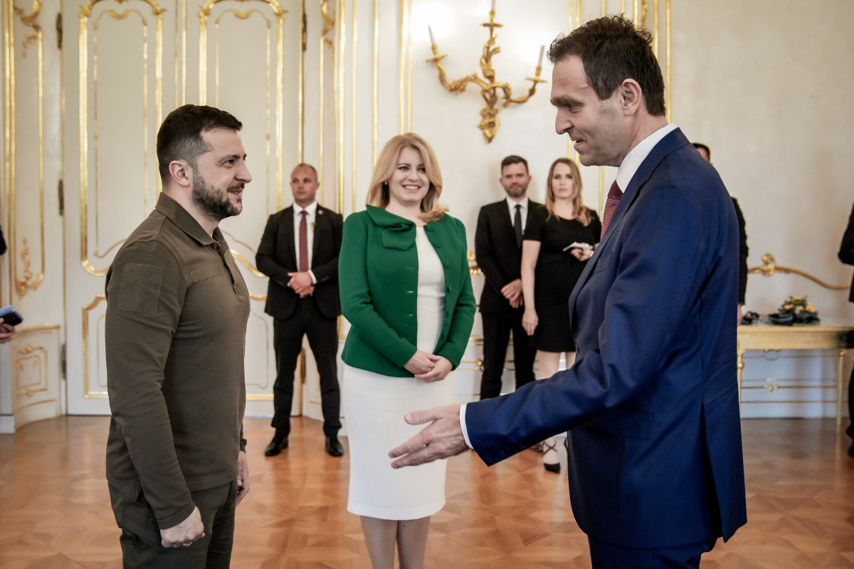 Ľudovít Ódor, Zuzana Čaputová, Volodymyr Zelenskyj