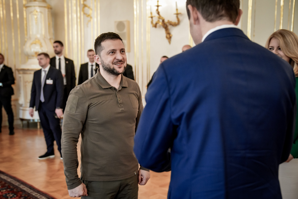 Ľudovít Ódor, Zuzana Čaputová, Volodymyr Zelenskyj