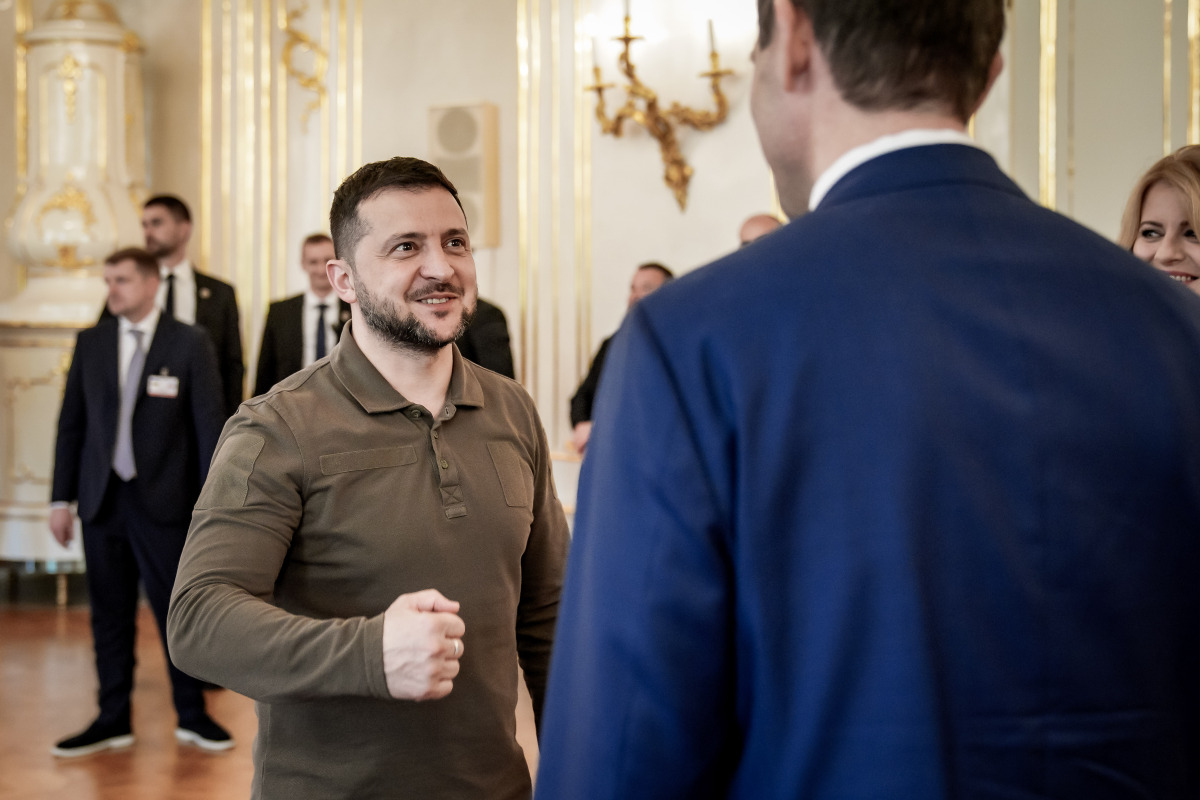 Ľudovít Ódor, Zuzana Čaputová, Volodymyr Zelenskyj