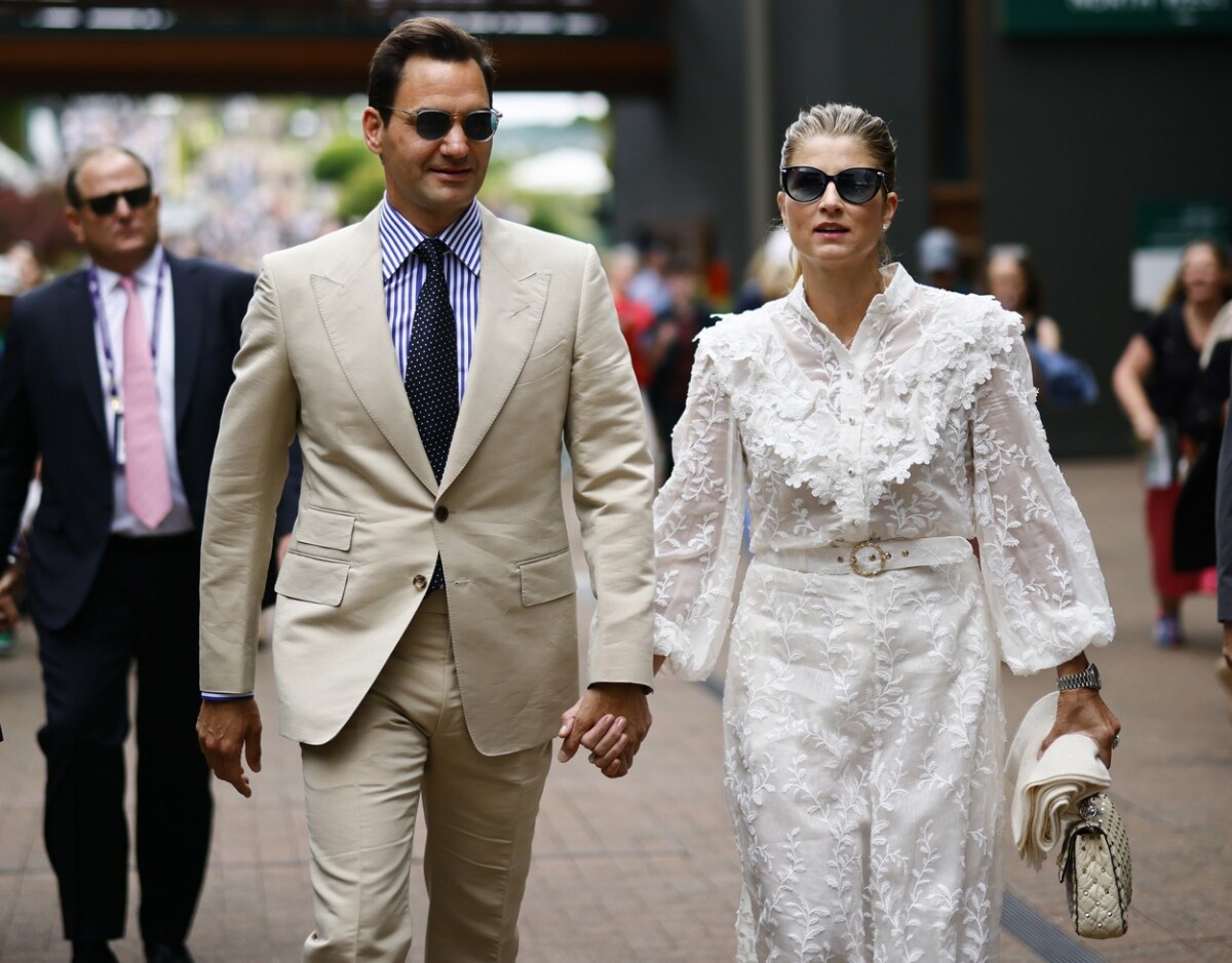 Roger Federer a jeho manželka Mirka Federer