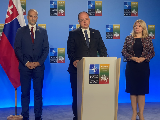 Litva Čaputová Sklenár Wlachovský, NATO, summi