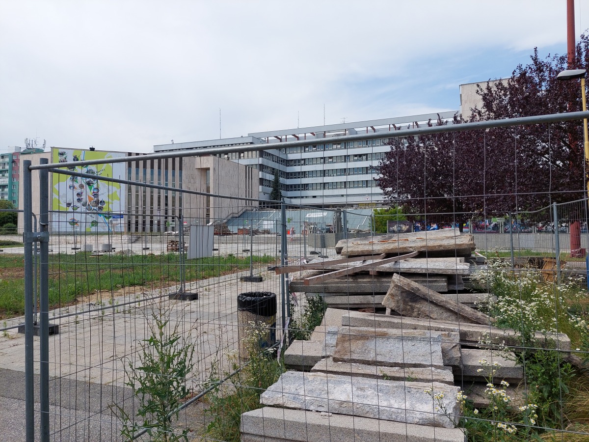 Schodisko pred košickým magistrátom 