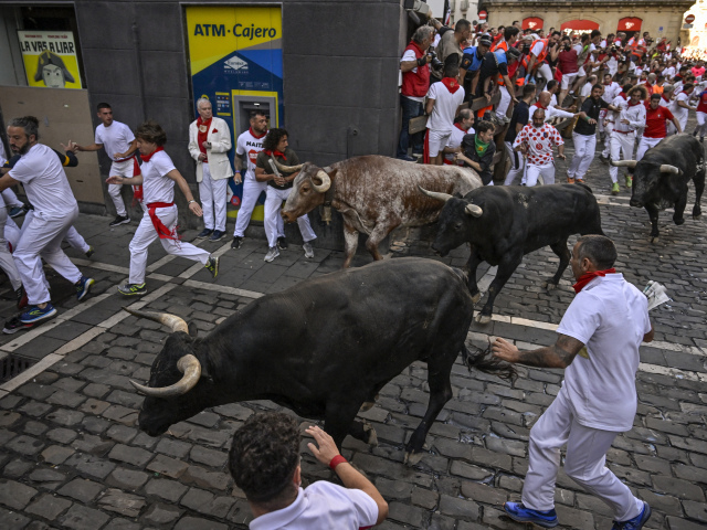 Španielsko Pamplona býky beh