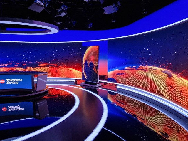 Štúdio Televíznych novín po rekonštrukcii